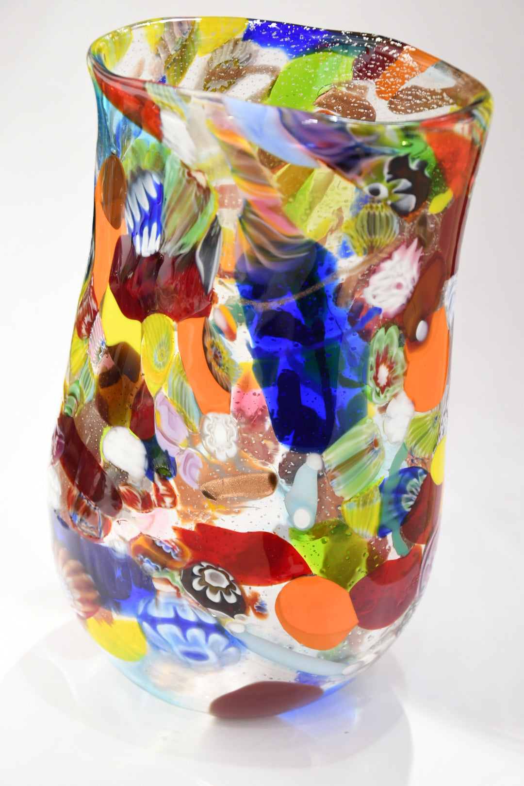 Vaso grande in vetro di Murano