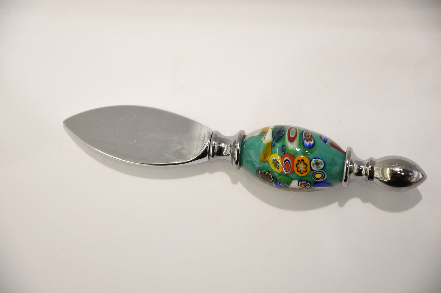Murano glass cheese knife