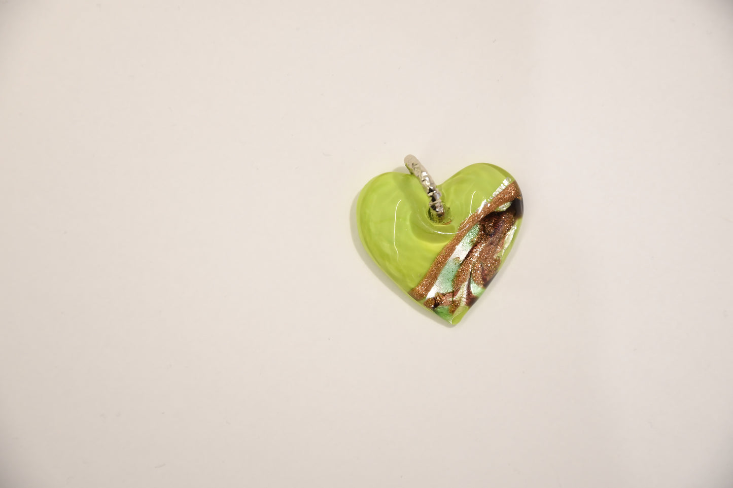 Ciondolo Cuore in vetro di Murano