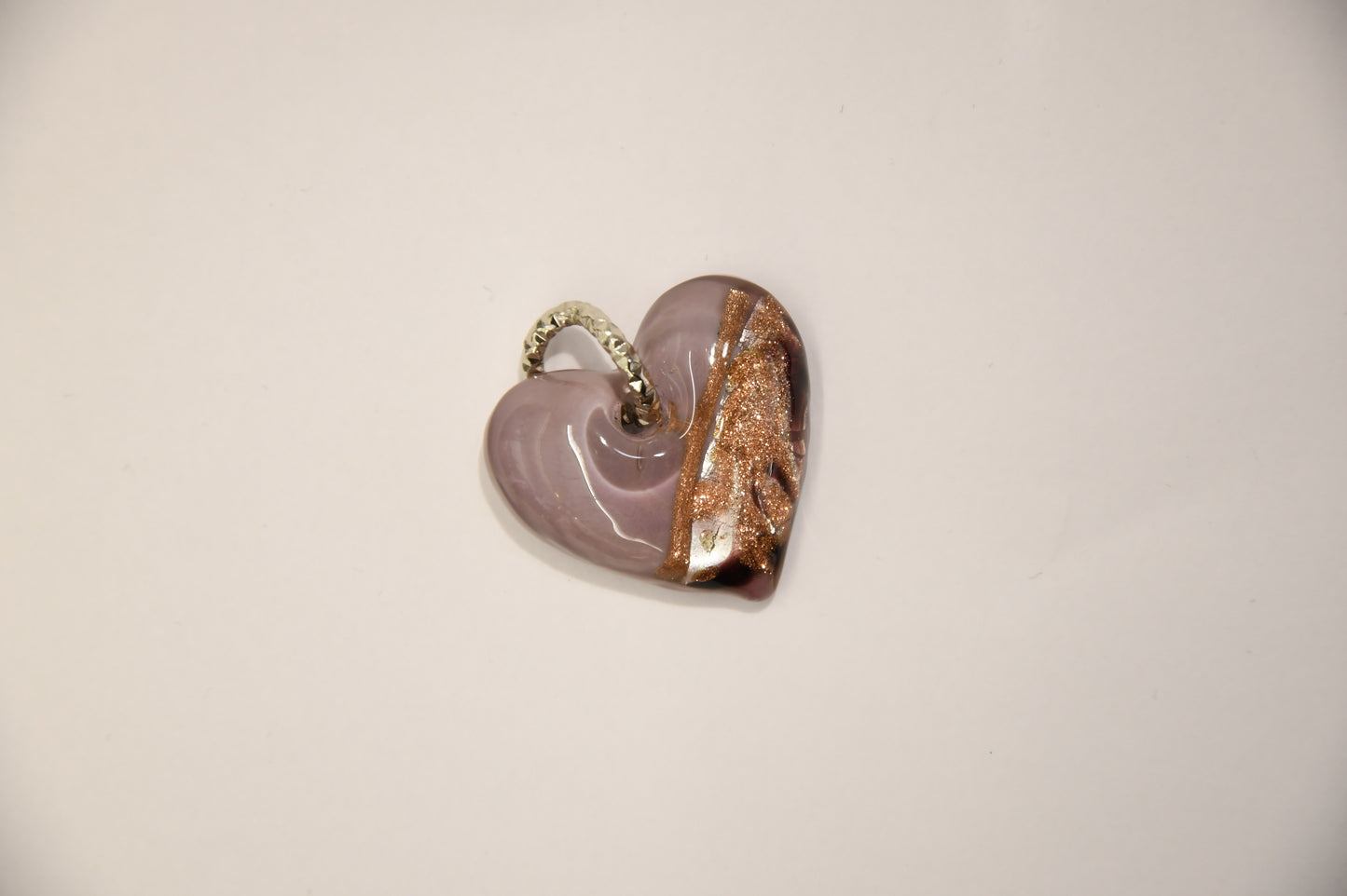 Ciondolo Cuore in vetro di Murano