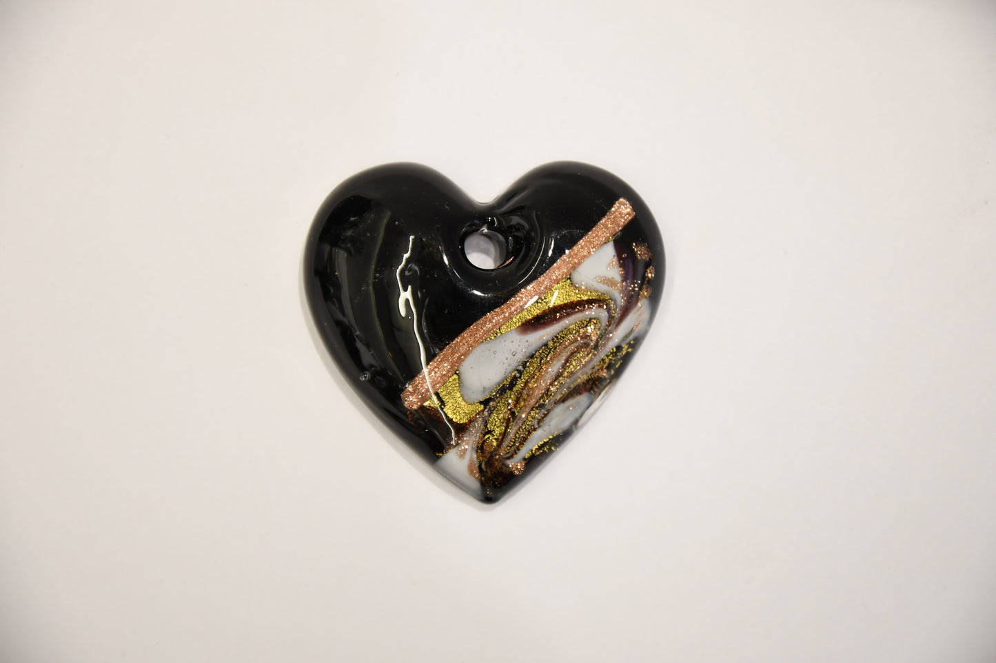 Ciondolo Cuore in vetro di Murano