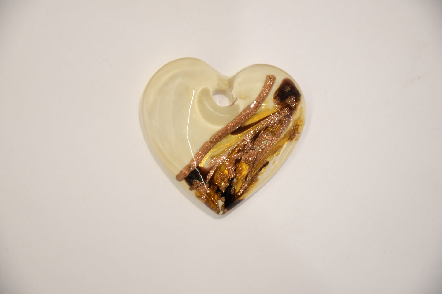 Ciondolo Cuore in vetro di Murano