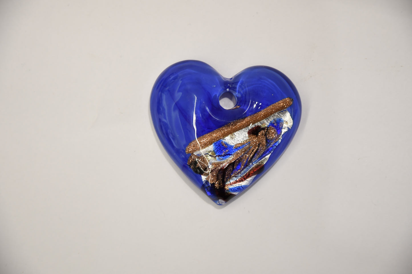 Ciondolo Cuore in vetro di Murano