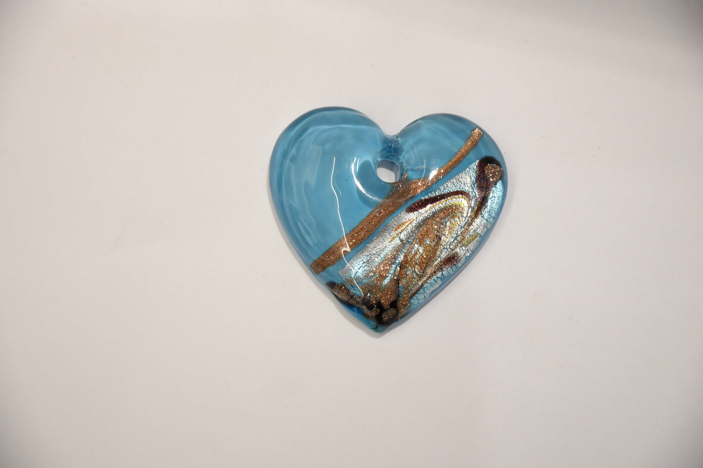 Ciondolo Cuore in vetro di Murano
