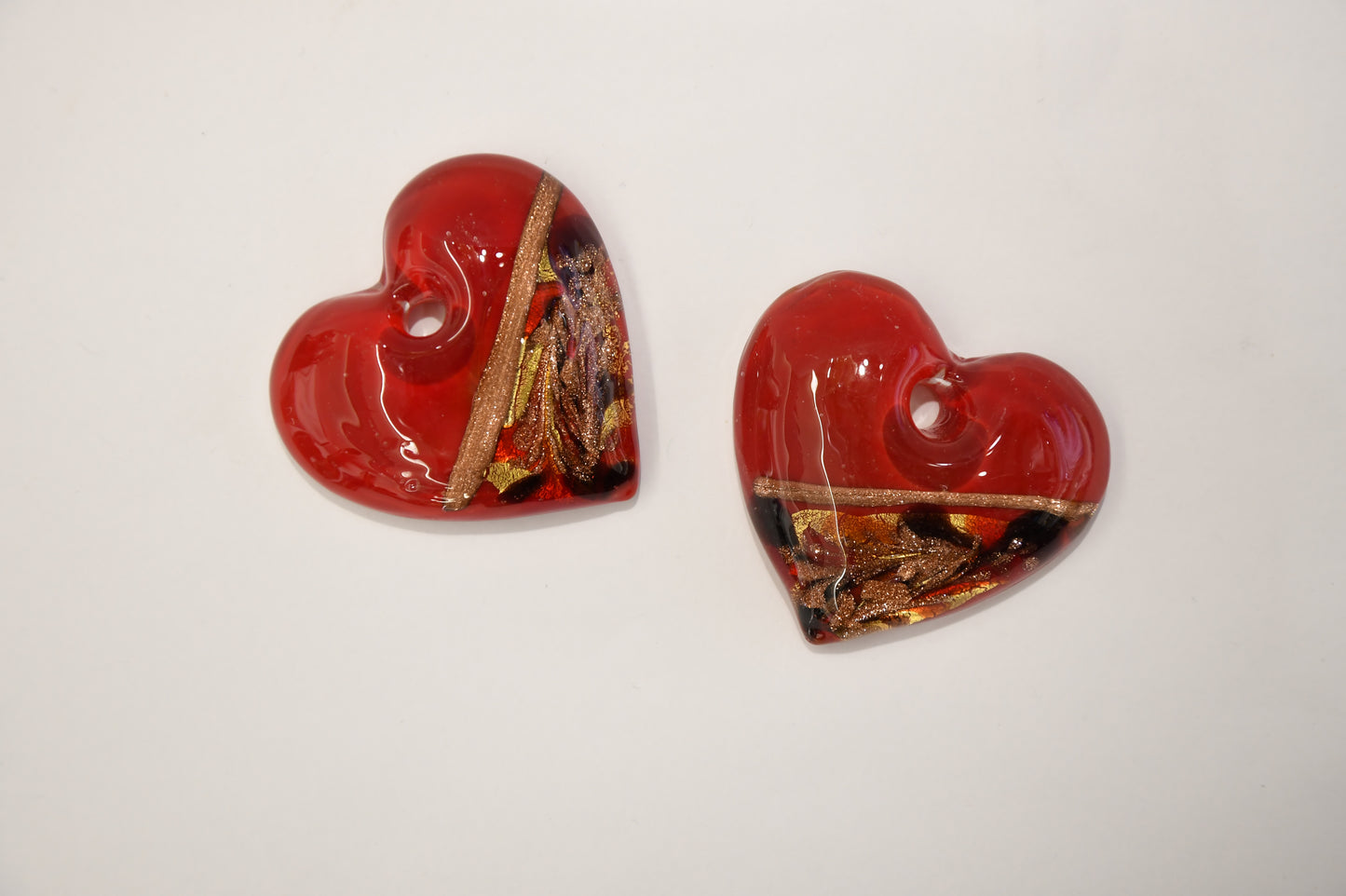 Ciondolo Cuore in vetro di Murano