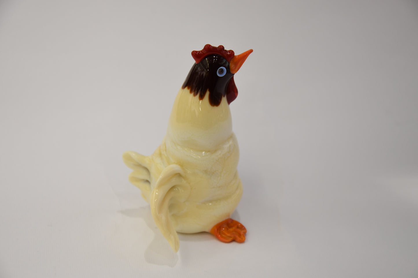 Galline in vetro di Murano
