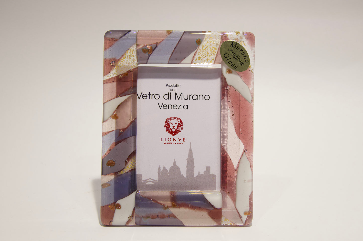 Murano glass photo frame