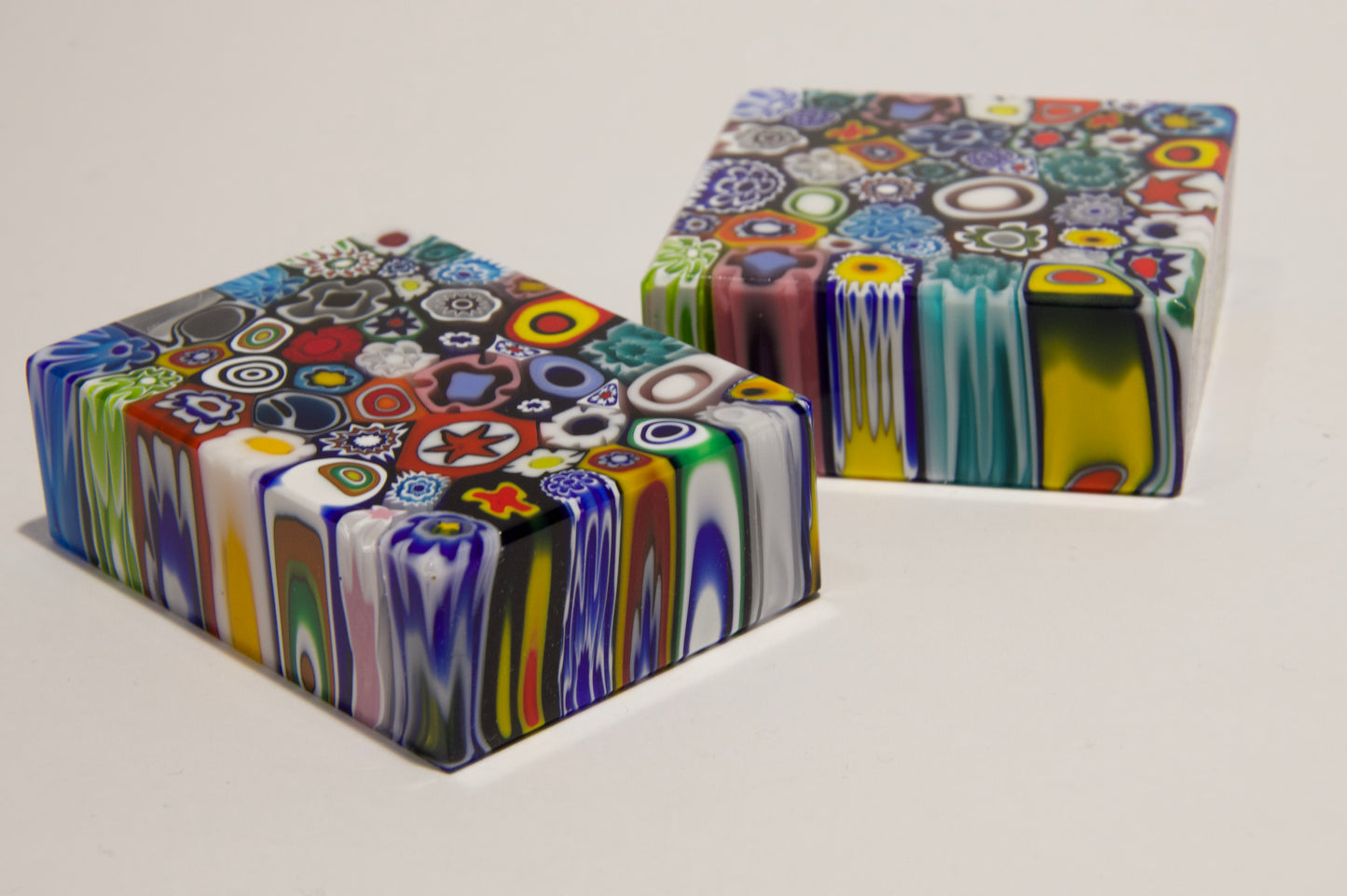 Paperweight with Murrine in Murano glass