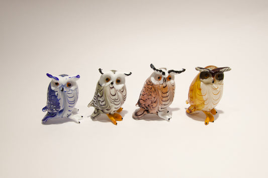 Murano glass owl