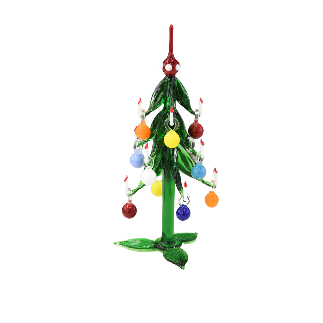 Albero di Natale in vetro di Murano