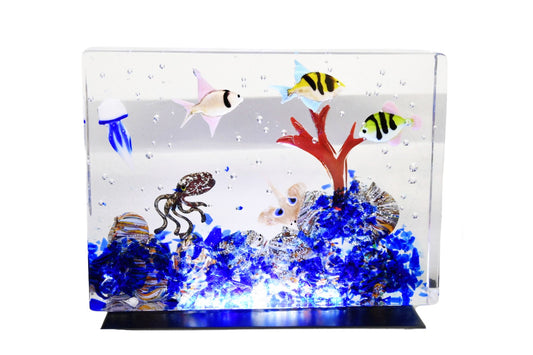 Murano glass aquarium