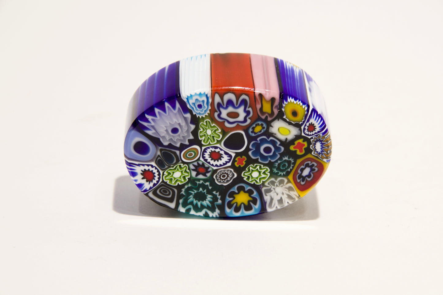 Paperweight with Murrine in Murano glass