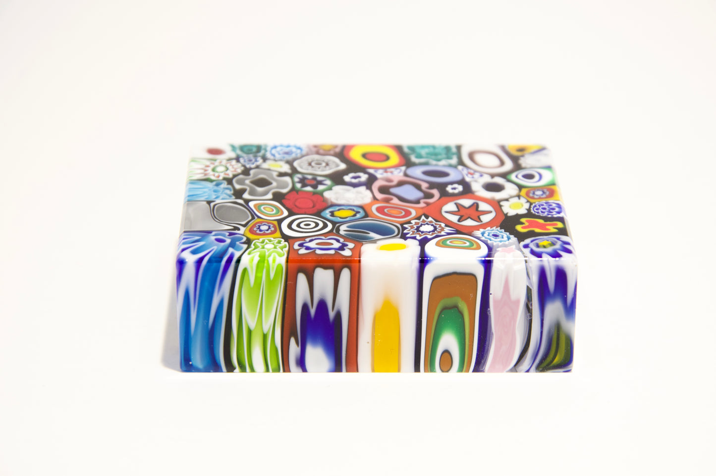 Paperweight with Murrine in Murano glass