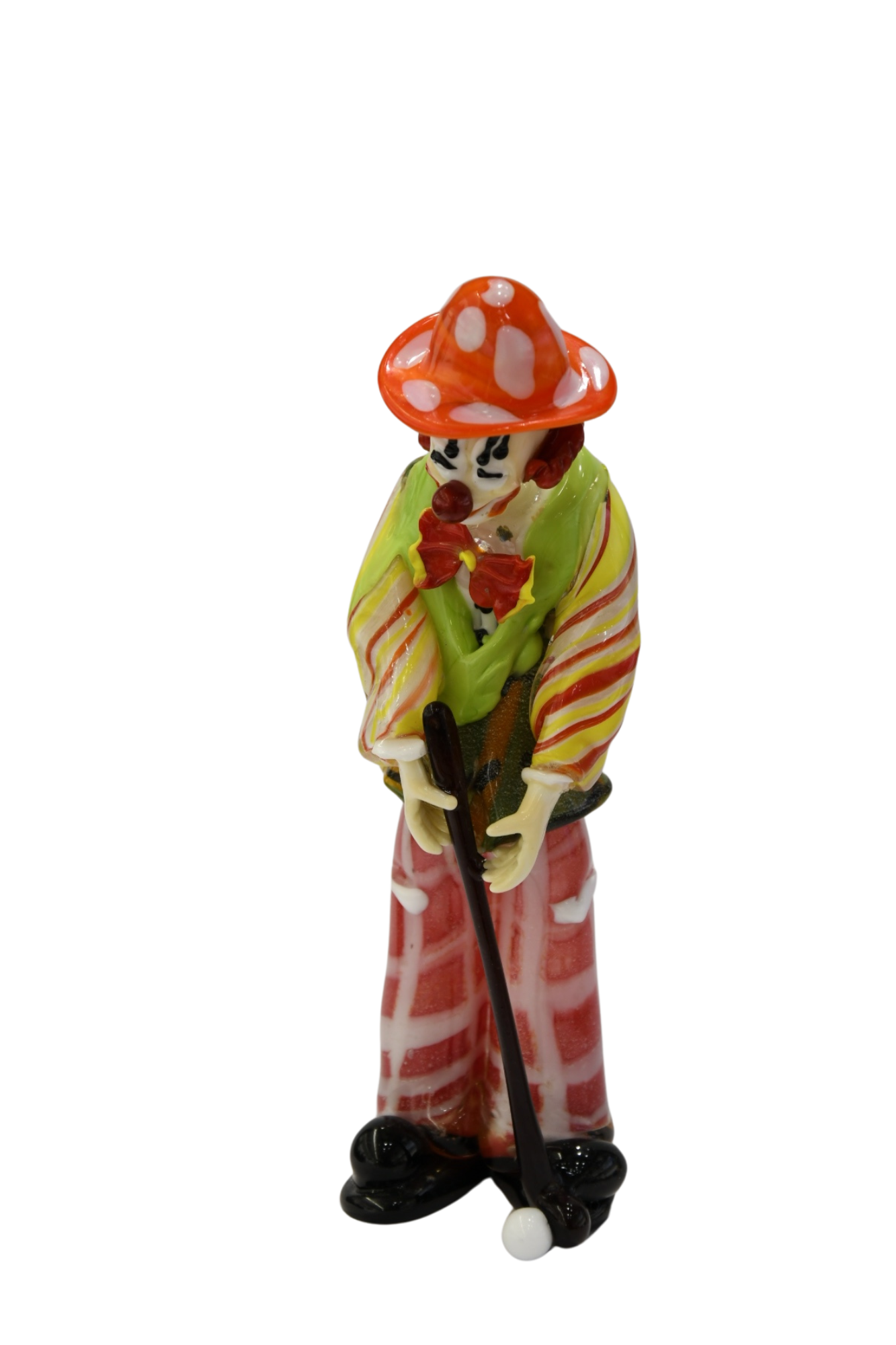 Murano glass clowns