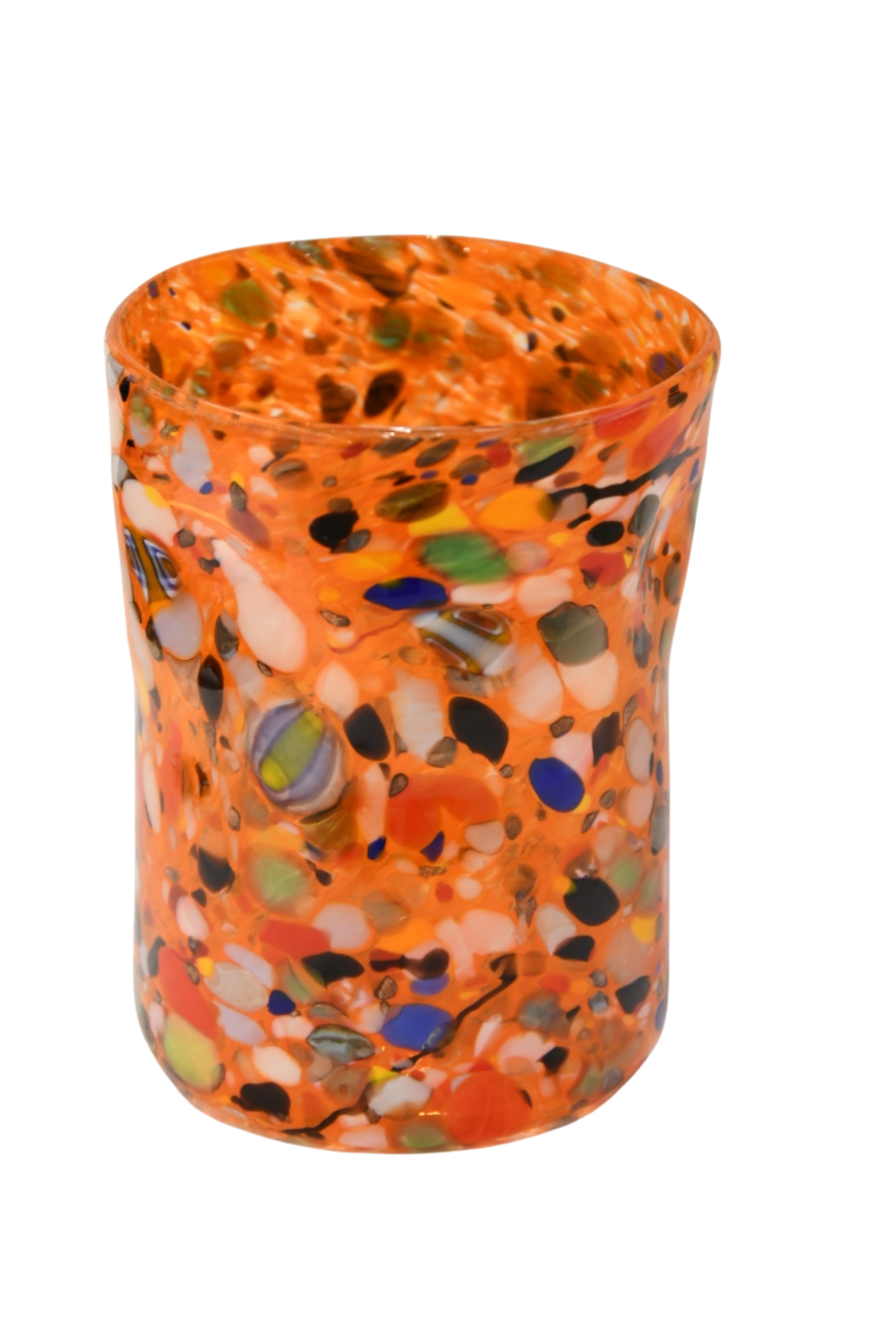 Glass glasses with real Murrine