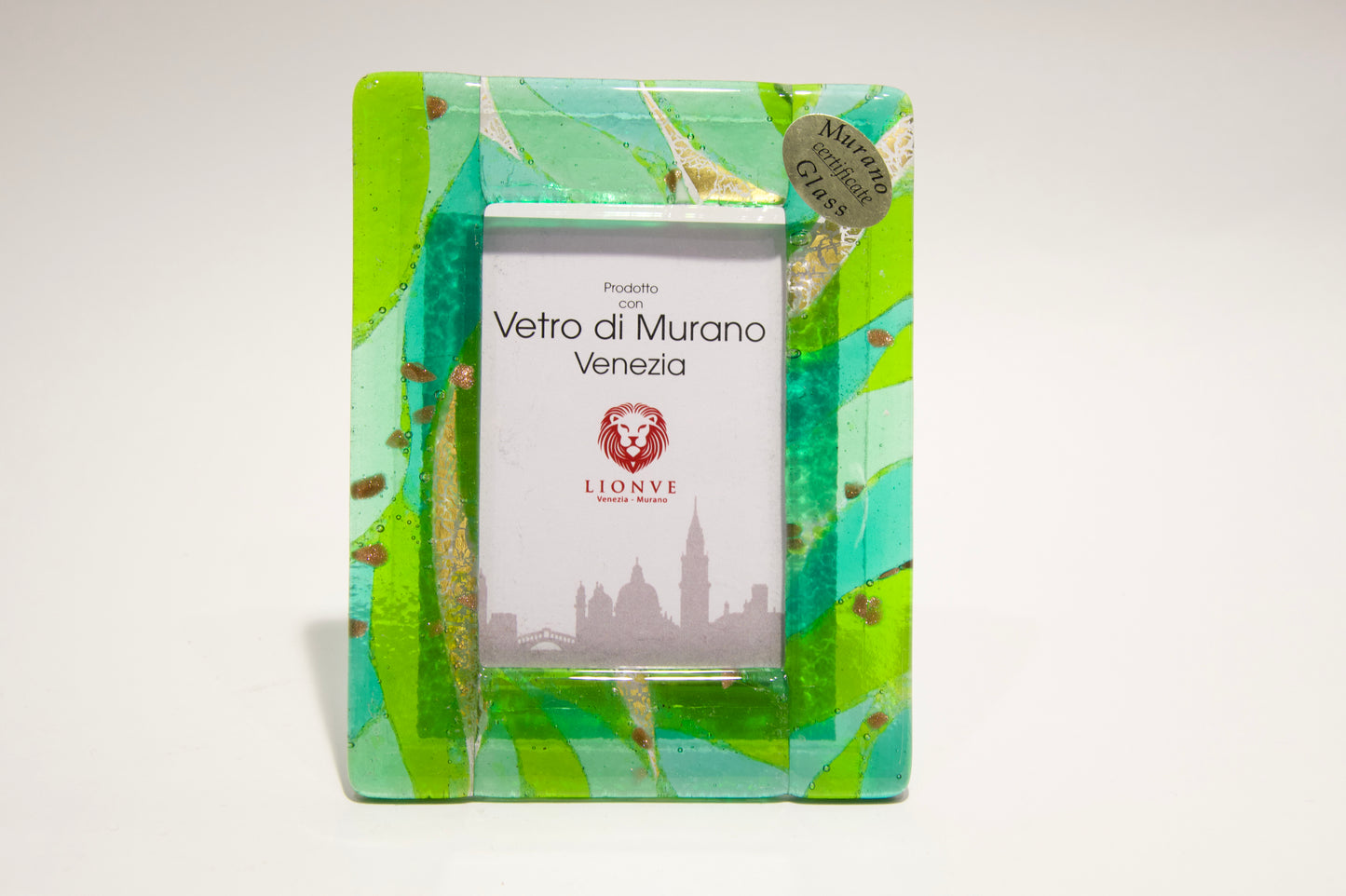 Murano glass photo frame