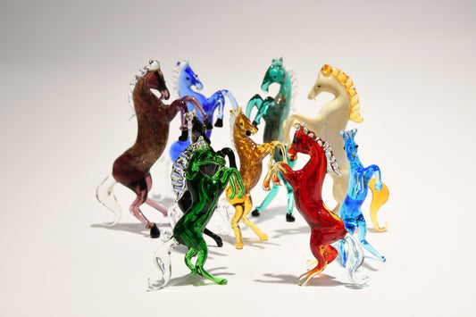 Murano glass horse