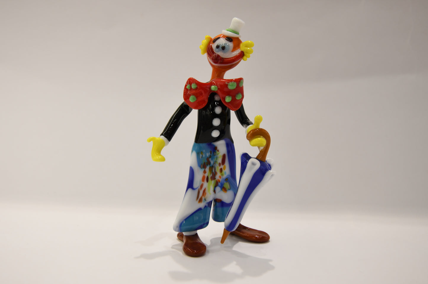 Murano glass clowns