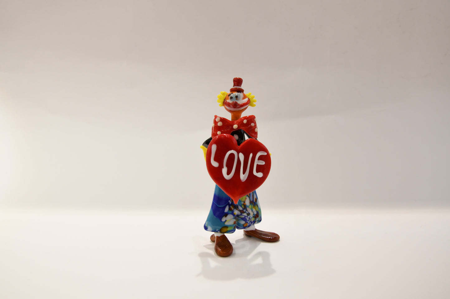 Murano glass clowns