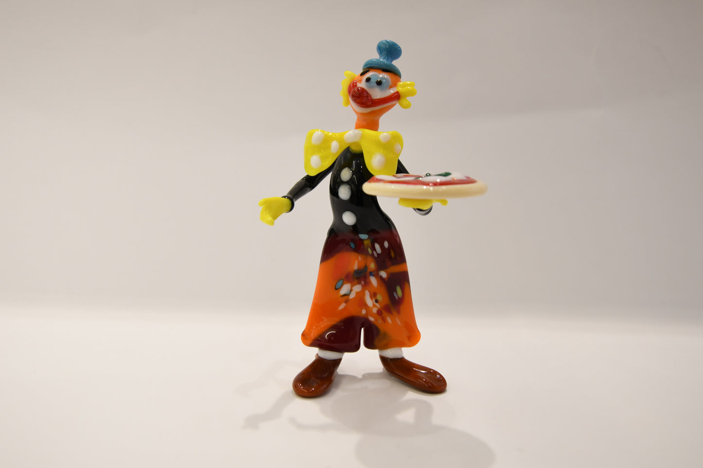 Murano glass clowns