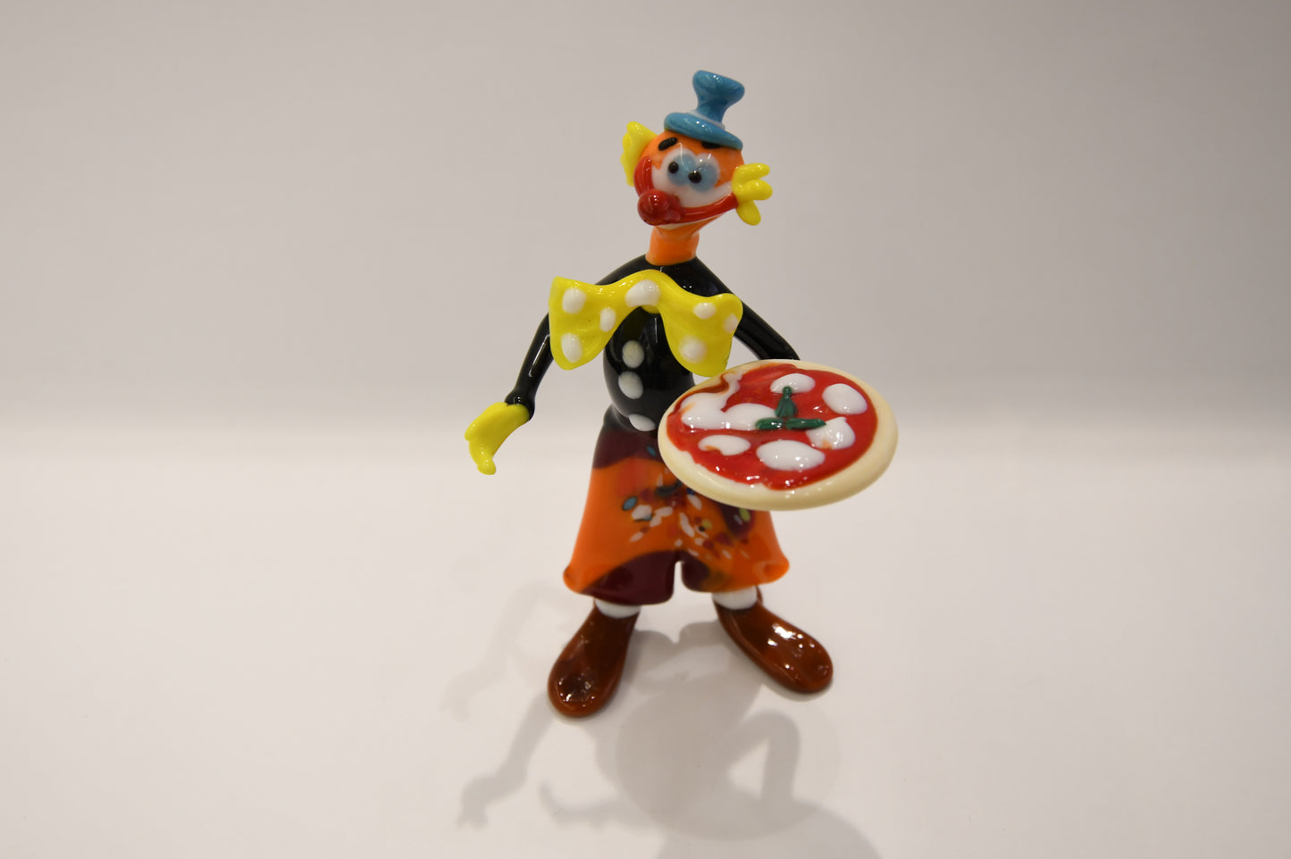 Murano glass clowns