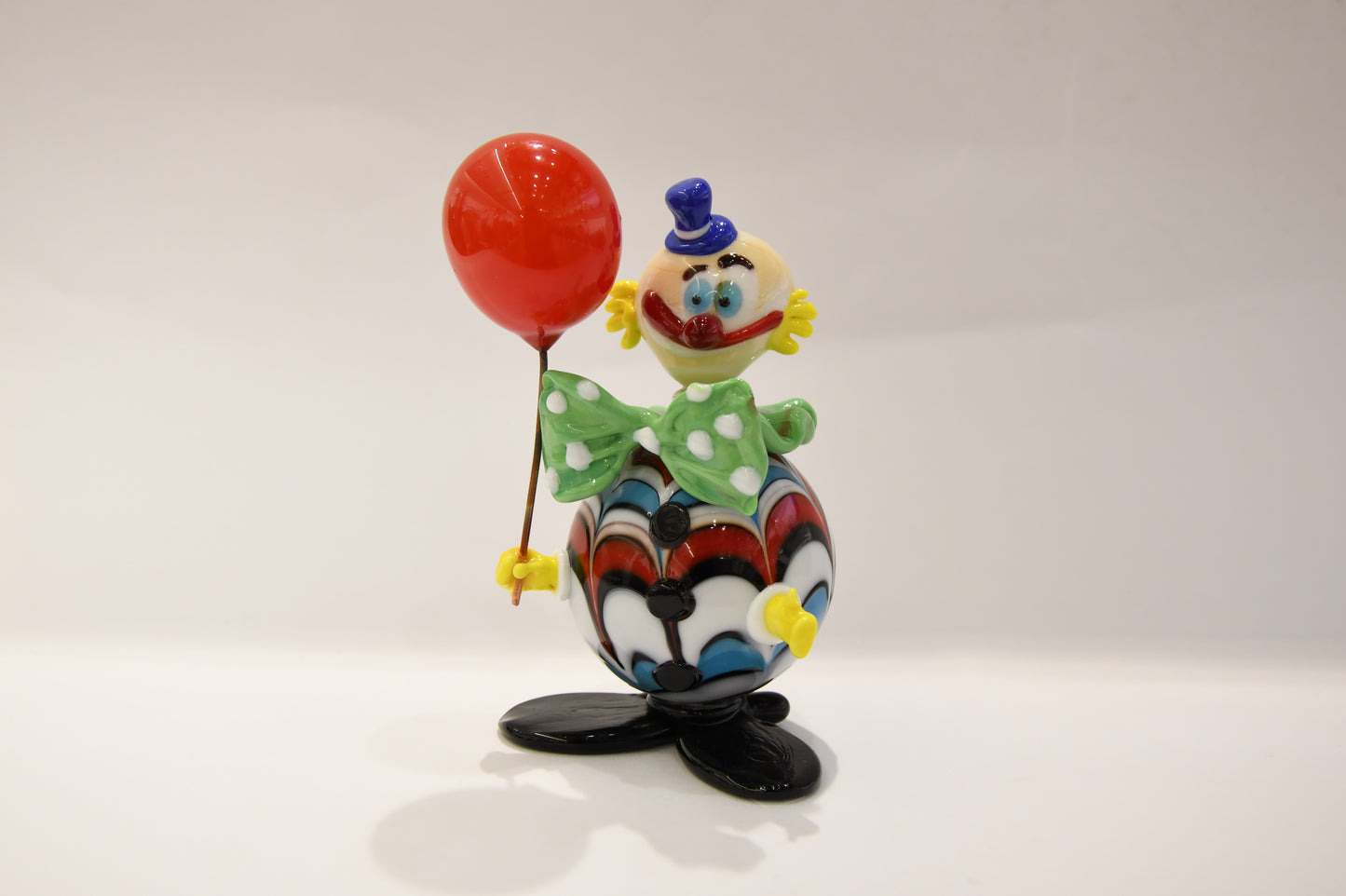 Murano glass clowns