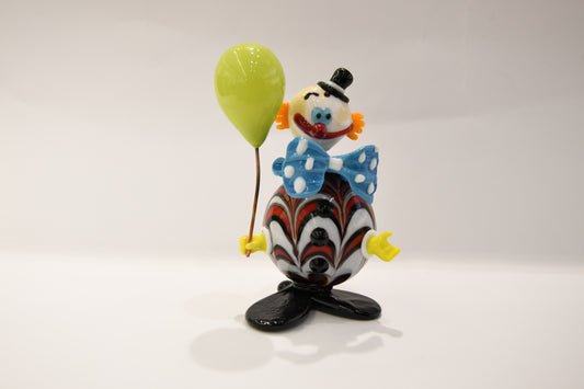 Murano glass clowns