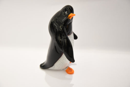 Murano glass penguin