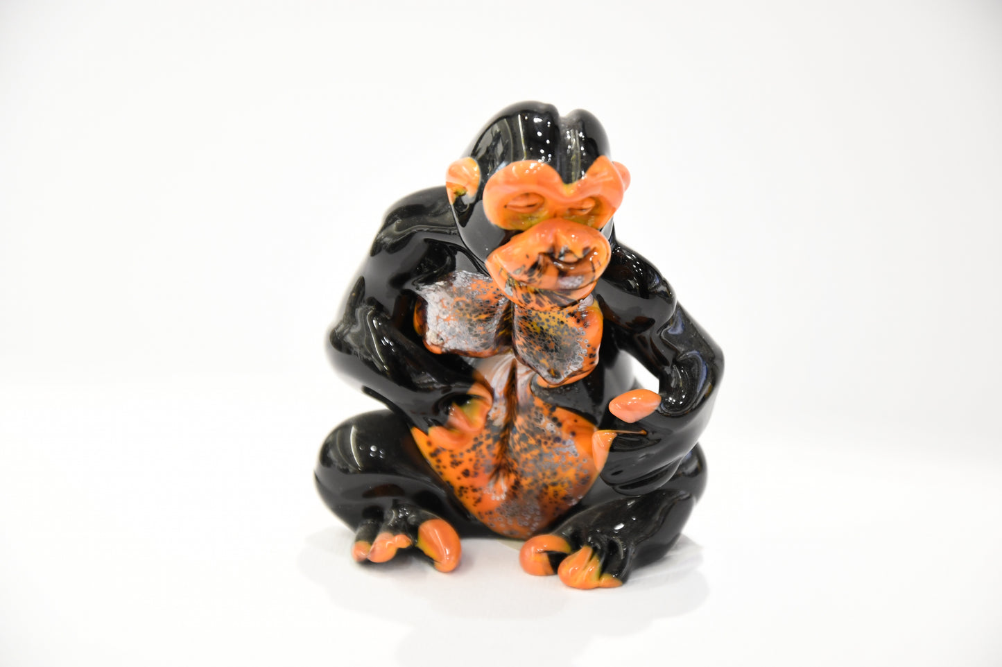 Murano glass chimpanzee