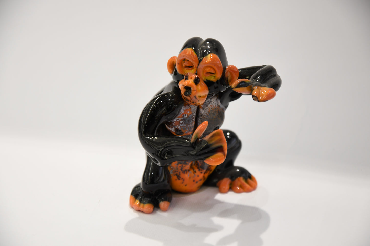 Murano glass chimpanzee