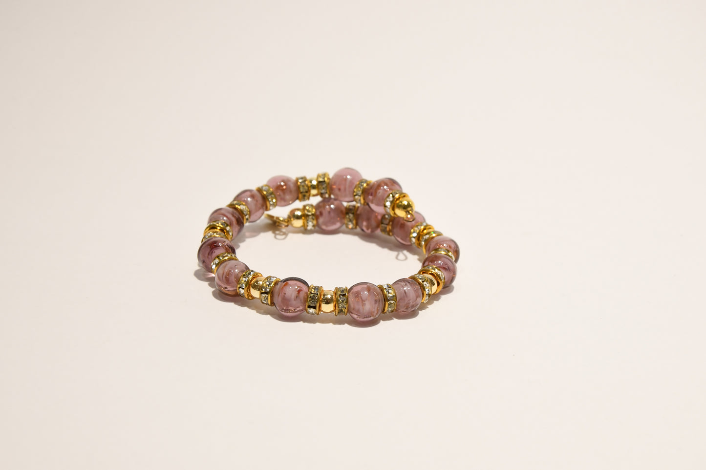 Bulgari style glass pearl bracelets