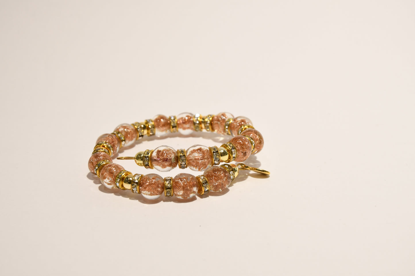 Bracciali con perle in vetro stile Bulgari