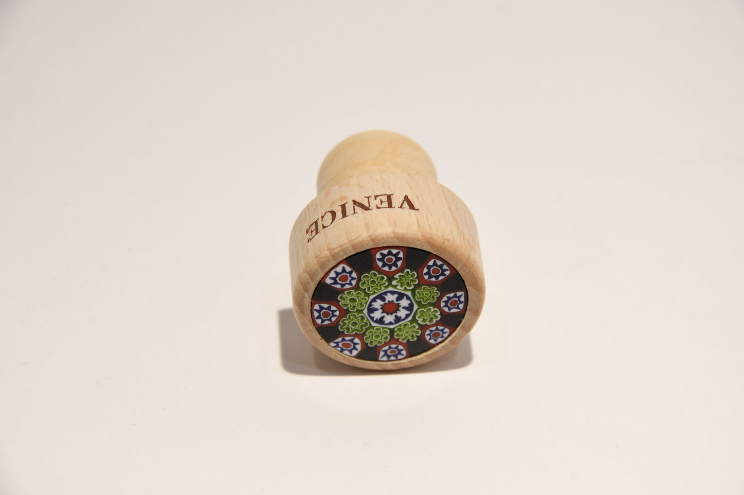 Wine and oil bottle cap with Murrine