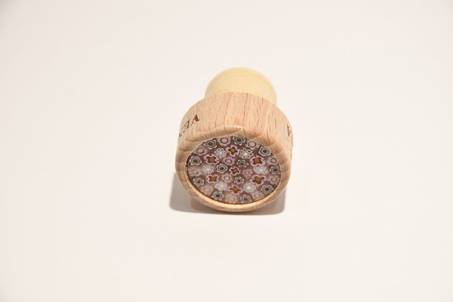 Wine and oil bottle cap with Murrine