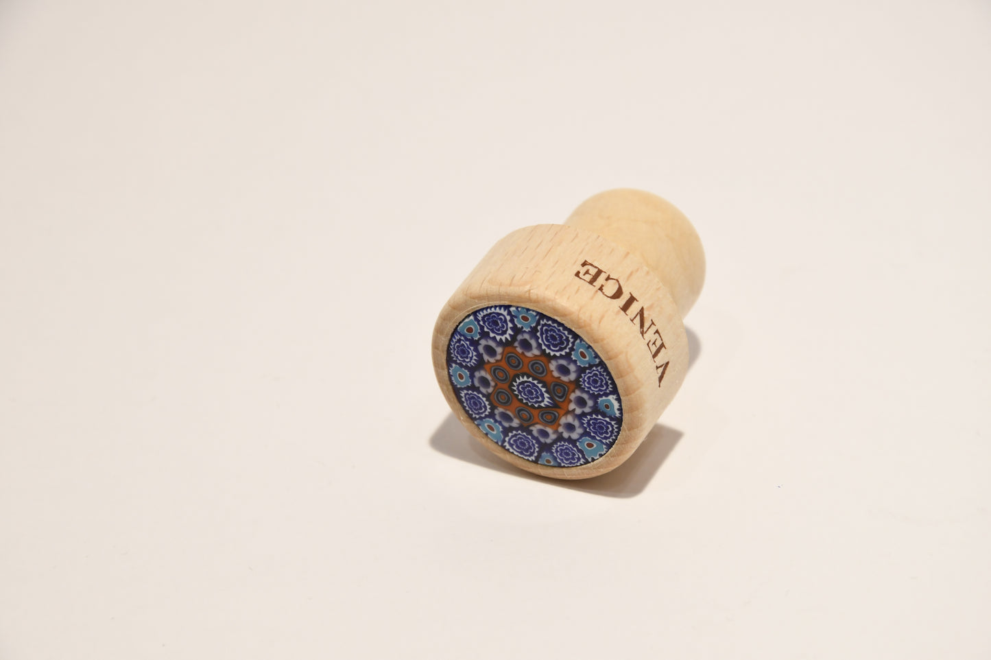 Wine and oil bottle cap with Murrine