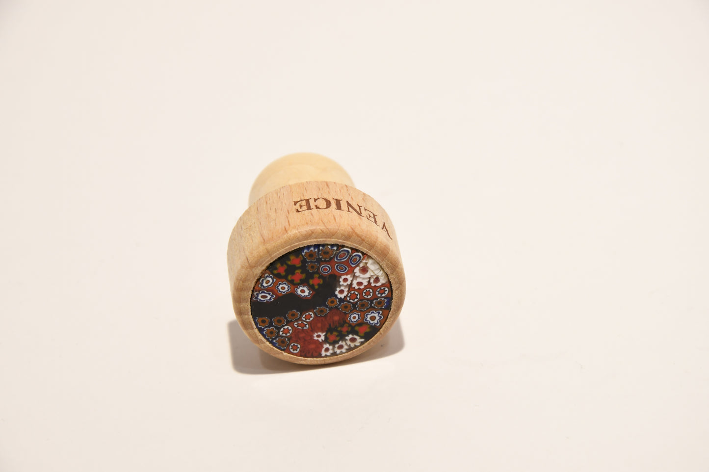 Wine and oil bottle cap with Murrine