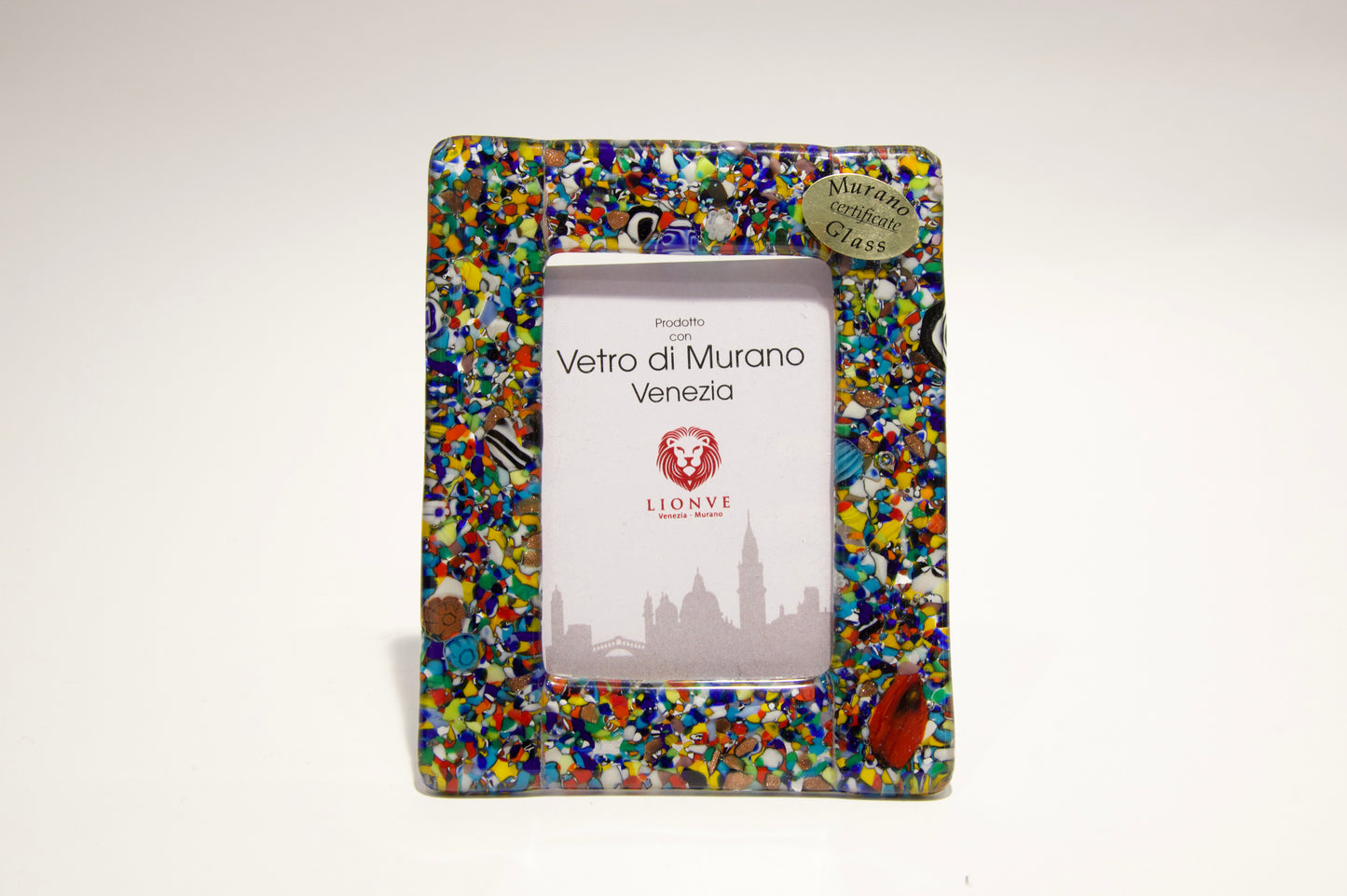 Murano glass photo frame